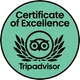 TripAdvisor Certificate of Excellence